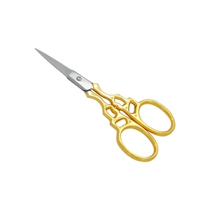 Tijeras para Cutículas Hasni Quirúrgicas de Acero Inoxidable, Diseño de Pez, Color Dorado, Tamaño Personalizado, Tijeras de Bordado y Costura, Certificación CE - Product Image 1