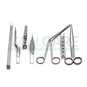 Juego de cirugía de nariz Rinoplastia Sheen Set ENT Nasal Set de 21 piezas para herramientas de septoplastia ENT Instrumentos de Cirugía de garganta de oído vaslcare - Product Image 6