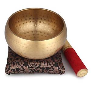 Cuenco de latón macizo para cantar, juego de cuencos para meditación y Yoga, sanación de sonido, instrumento religioso - Product Image 5