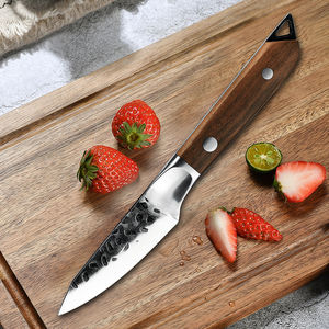 Venta caliente Premium hecho a mano 3 pulgadas Ultra afilado hecho a mano 5cr15mov acero inoxidable de alto carbono cocina cuchillo para pelar frutas ODM OEM - Product Image 4