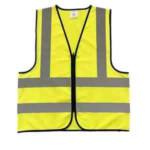 Chaqueta de seguridad para hombre de alta visibilidad personalizada 2025, chaleco cálido de alta calidad con Pu reflectante alto, impermeable y resistente al viento - Product Image 3