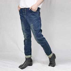 2025 Jean Street hommes Stretch travail pantalon pantalon 100% coton respirant lavable léger délavé plaine teint solide été - Product Image 3