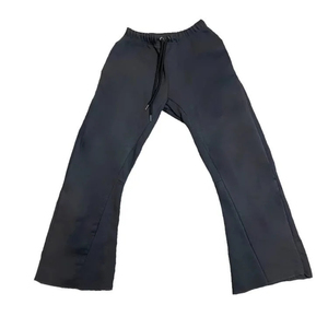 Pantalons de survêtement surdimensionnés à lavage acide pour hommes, style streetwear OEM, poids lourd, personnalisés, amples, en coton French Terry, larges - Product Image 2