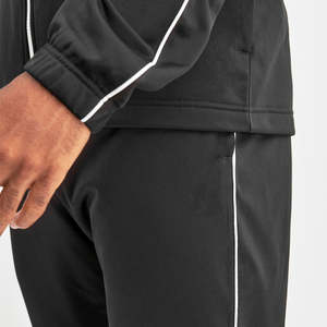 Conjunto deportivo de 2 piezas con logotipo impreso personalizado, chándal deportivo para entrenamiento de gimnasia, ropa deportiva de invierno, chándales al por mayor - Product Image 3