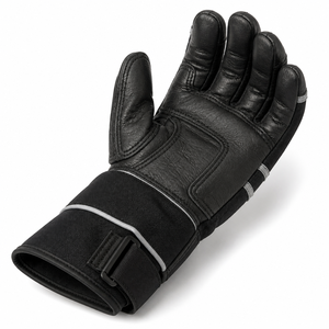 High Visibility <b>Ground</b> Crew Flight Gloves Reflective Piping Fur Palm Pilot Beach Breathable Wrist-length Manufacturer - Product Image 1