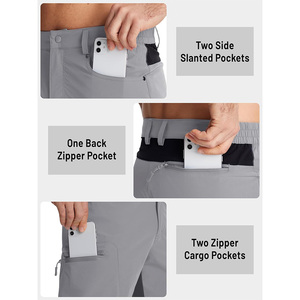 Short de jogging à séchage rapide pour hommes de marque personnalisée ceinture élastique écologique pour la course et l'entraînement OEM/ODM disponible - Product Image 5