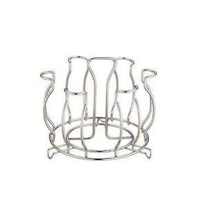 Soporte de vidrio metálico de calidad superior con acabado duradero y diseño elegante y elegante para una decoración minimalista o industrial moderna - Product Image 4