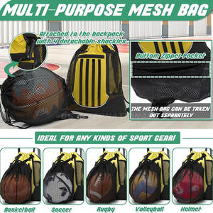 Panier personnalisé sac à dos pour l'école sac à dos pour les sports de plein air décontracté Pro basket-ball football ballon équipe sport sac à dos - Product Image 2