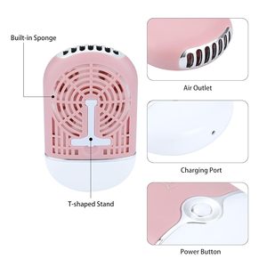 <b>USB</b> Rechargeable Eyelash Dryer Fan Mini Portable Air Blower Handheld Beauty Tool for Lash <b>Extensions</b> - Product Image 4