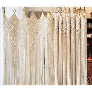 Cortinas de Macramé Bohemias, Elegantes Adornos para Ventanas y Puertas - Product Image 1