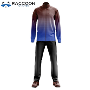 Ensemble de survêtements de sport à impression par sublimation, coupe ajustée de haute qualité, dernier modèle de sport raton laveur pour hommes, option grande taille - Product Image 4