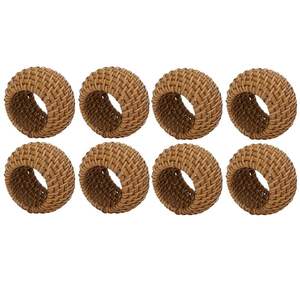 Cane Napkin Holder for Gift Purpose Hand Made Handicraft Newly Design Rattan Napkin Rings Customize Packing - Product Image 4