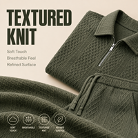 Ensemble court gaufré personnalisé IKDEER pour homme : chemise à col polo et short à cordon de serrage pour les voyages, les stations balnéaires et la vente au détail estivale