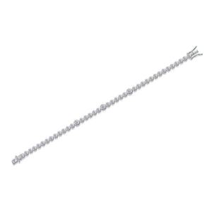 Proveedor indio elegante pulsera de tenis Moissanite para novias o amantes de la moda y regalos disponibles a buen precio - Product Image 2