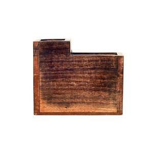 Porte-cuillères en bois artisanal de haute qualité, durable, à trois niveaux, réglable, finition en bois naturel, style classique, longue durée - Product Image 2