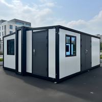 Casa Contenedor Portátil Prefabricada de Acero, Expandible, Modular, de 20 Pies, para Viviendas Pequeñas, Suministro del Fabricante