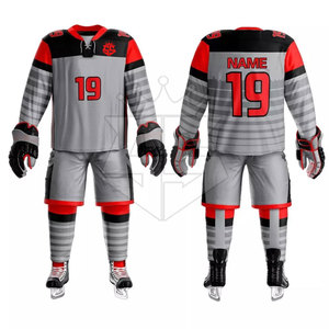 2025 uniformes de hockey sur glace personnalisés de style le plus récent 100% uniforme de hockey sur glace pour hommes en tissu de polyester - Product Image 1