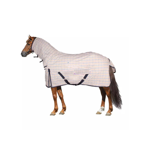 Tapis de participation d'été 600 Denier Ripstop personnalisé pour chevaux 100% coton avec combo col Standard 0-300 grammes Options - Product Image 5
