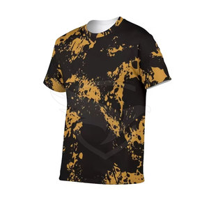 เสื้อยืดคอกลมแขนสั้นพิมพ์ซับลิเมชันสีตามสั่ง - Product Image 3