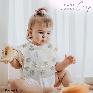 Mess Proof Baby <b>Bibs</b>, Waterproof Led Weaning Baby <b>Feeding</b> <b>Bibs</b> with Food Catcher, Travel <b>Feeding</b> <b>Bibs</b> - Product Image 2