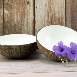 Tazón Artesanal de Cáscara de Coco Ecológico, Tazón Duradero para Uso Diario |   Utensilios de Cocina Orgánicos - Product Image 1