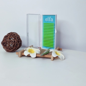 Extensiones de Pestañas de Fibra HY LON ELFA, Color Amarillo Neón, 7-12mm, Brillan en la Oscuridad, Grosor de 0.15mm, Naturales, Suaves, Largas, Coloridas, Hechas a Mano - Product Image 2