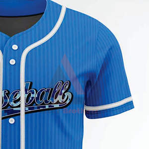 Uniformes de Béisbol Personalizados al por Mayor, Unisex, Color Sólido, Impresión por Sublimación, Transpirables, para Adultos, Tallas Grandes, OEM - Product Image 5
