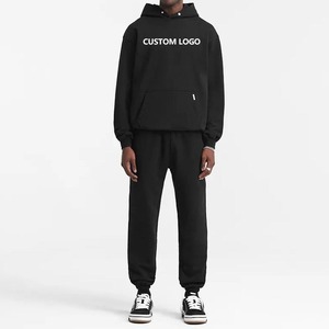 Sudadera con capucha personalizada del fabricante Gsm 500 Heavyweight Essentials sudaderas de gran tamaño Streetwear estilo chándal Logo bordado - Product Image 6