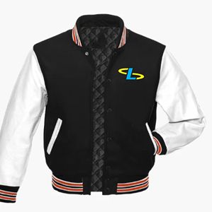 Chaqueta Universitaria de Manga Larga para Mujer, Fabricada por OEM, Transpirable, con Bordado y Diseños Varsity - Product Image 2