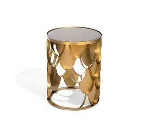 Customizable Luxurious Design Best Seller Metal Side <b>Table</b> Coffee <b>Table</b> Glass Top Luxury <b>Console</b> <b>Table</b> in Factory Price - Product Image 6