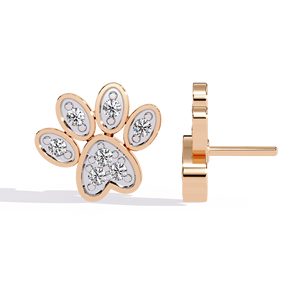 Venta al por mayor pata de conejo pendientes de diamantes para mujer para regalo de aniversario de boda IGI certificado laboratorio cultivado opciones de moissanita natural - Product Image 3