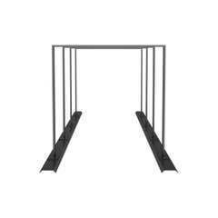 Sistema di supporto a binario, 4 supporti in acciaio piatto 50x12 mm, 2800x800mm (LxP), da avvitare, grigio - Product Image 2
