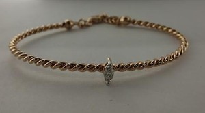 สร้อยข้อมือทองคำขาว14K สำหรับผู้หญิงกำไลเพชรตัดสวยงามเป็นธรรมชาติสำหรับงานเลี้ยงหรือของขวัญ - Product Image 6