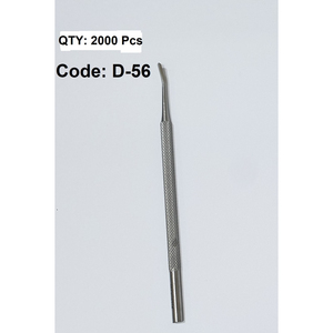 Empujador de uñas profesional personalizado, limpiador de cutículas de plata de acero inoxidable con bolsa de PVC, herramientas de limpieza de uñas al por mayor - Product Image 4