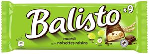 Balisto Cereal Mix Chocolate Covered Cereal Snack Pastey Form 8 x 18.5g - Product Image 2