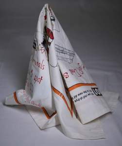 Serviettes de cuisine jetables en coton 100% écologiques, hypoallergéniques, à séchage rapide, motif floral, forme carrée, personnalisables, vente en gros - Product Image 5