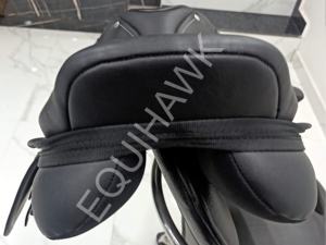 Sillín de resistencia de caballo sintético genuino para exteriores, sillín inglés transpirable, accesorios ecuestres, estándar internacional - Product Image 3