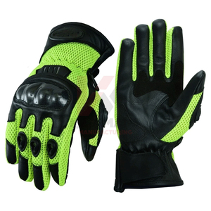 Guantes de Motocicleta de Malla Transpirable para Verano, Antideslizantes, con Protección de Nudillos, Dedos Completos, para Clima Cálido - Product Image 1