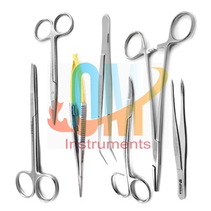 Ensemble de ciseaux et de pinces de microchirurgie, instruments chirurgicaux médicaux, dentaires et vétérinaires, acier inoxydable allemand - Product Image 5
