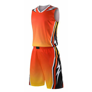 Dernier modèle de vêtements de basket-ball à col en V vêtements de sport ensemble d'uniformes vierges pour hommes uniformes de basket-ball uniformes de basket-ball pour garçons - Product Image 1