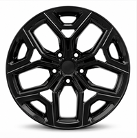 Jantes monobloc en alliage d'aluminium forgé professionnelles de 17 à 18 pouces, finition noire mate, jantes de luxe pour Range Rover Vogue, 5x112