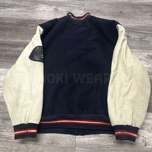 High Performance Quality Made Men Letterman Jacket Casual Wear <b>Covered</b> <b>Button</b> Men Letterman Jacket - Product Image 2