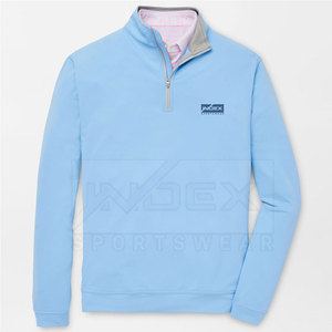 เสื้อกันหนาวผู้ชายสีทึบมีซิป - Product Image 6