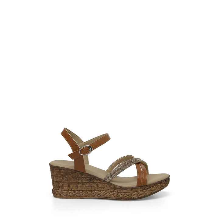 323155.Z 4FX Brown Women's Wedge Heel Sandals