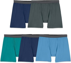 Men's <b>Boxer</b> Briefs 87% <b>Polyester</b> 13% Spandex Jersey Imported Pull on Closure Machine Wash Sourcing From Bangladesh - Product Image 1