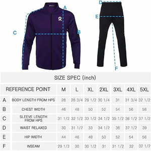 Conjunto Deportivo de 2 Piezas para Hombre, Estilo Moderno, Talla Grande, de Terciopelo 100% Algodón, Ecológico, Resistente al Viento, con Logotipo Personalizado, para Invierno - Product Image 3