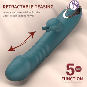 <span class=keywords><strong>Rabbit</strong></span> Vibrator Adult Products Adult Toys Teleskop 12 Frequenz Vibration für weibliche Sexspielzeug Vibrator Mastur batoren - Product Image 2