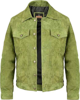 Veste en jean ample vintage pour hommes avec un design de mode surdimensionné adapté à l'automne et au printemps vêtements décontractés veste en jean élégante