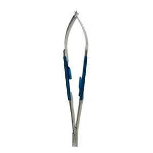 Micro-ciseaux droits Vannas, instrument chirurgical ophtalmique, manche à ressort, outil de chirurgie oculaire, CE OEM - Product Image 1