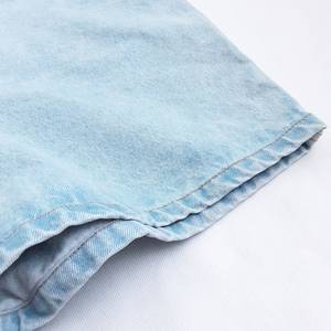 Vintage S Taille Denim Shorts Jeanagers Autre Artisanat Jeans Pantalon Court - Product Image 4